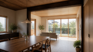 沖縄の増築リフォームをイメージした既存住宅と新しい居室のつながり